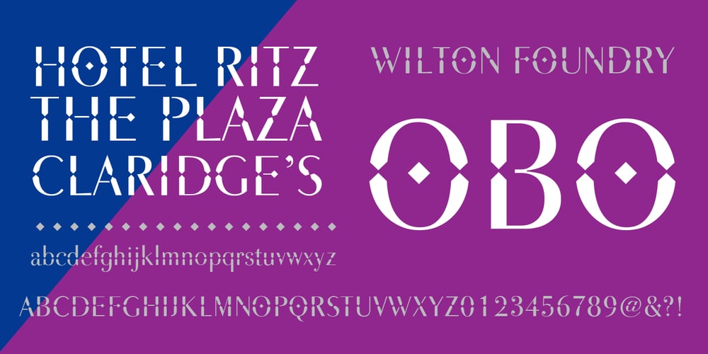 OBO Regular font