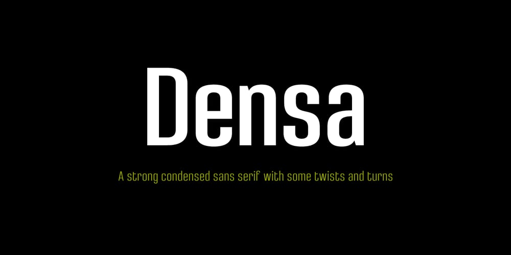 Densa font