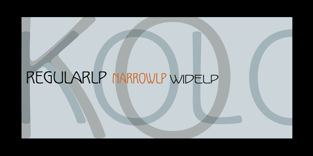 Kolo LP font