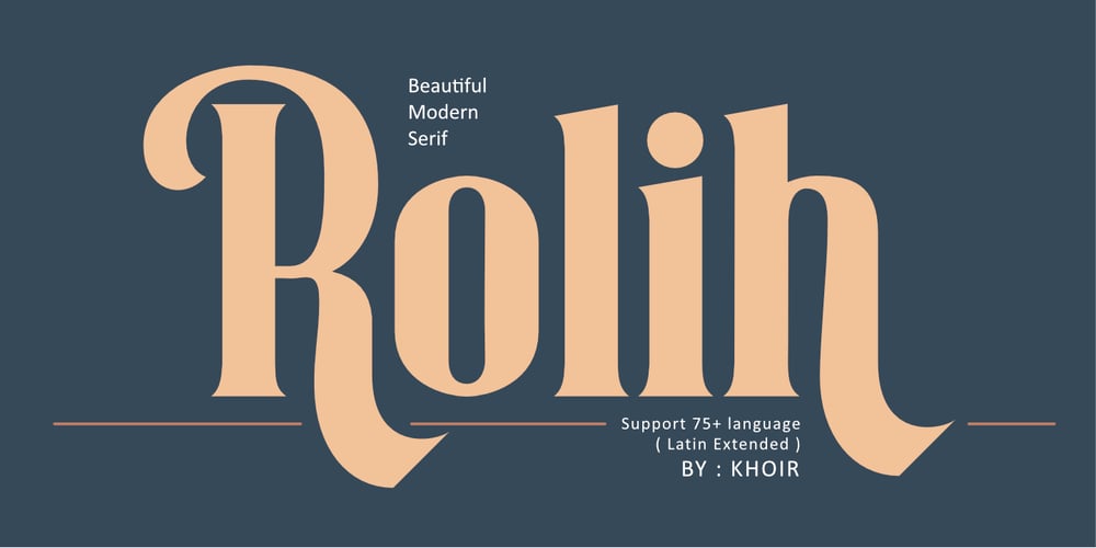 Rolih font