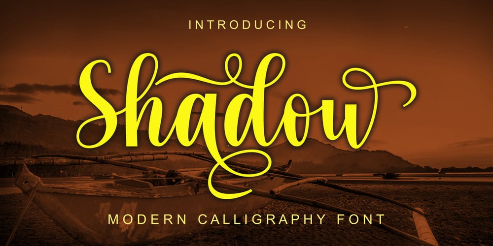 Shadow font