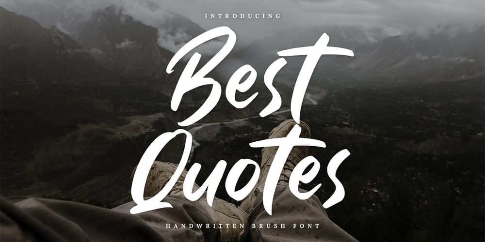 Best Quotes font