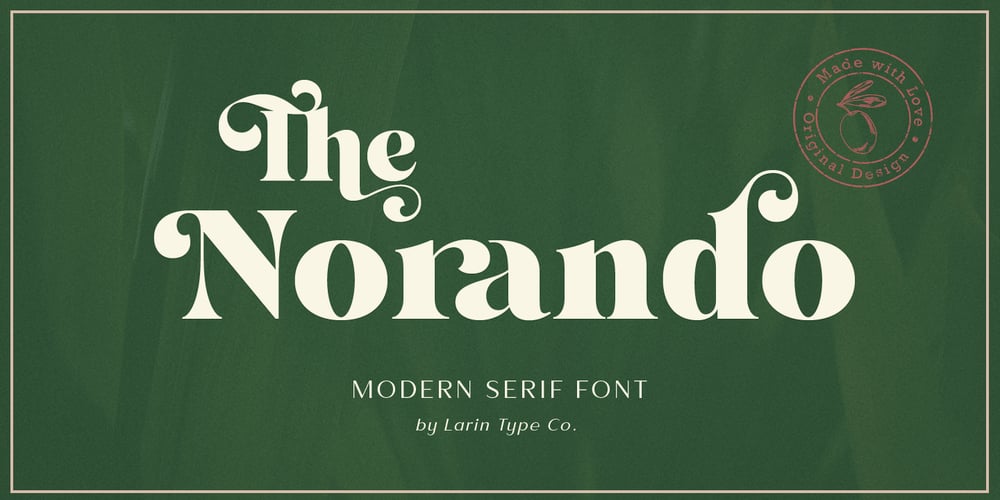 Norando font