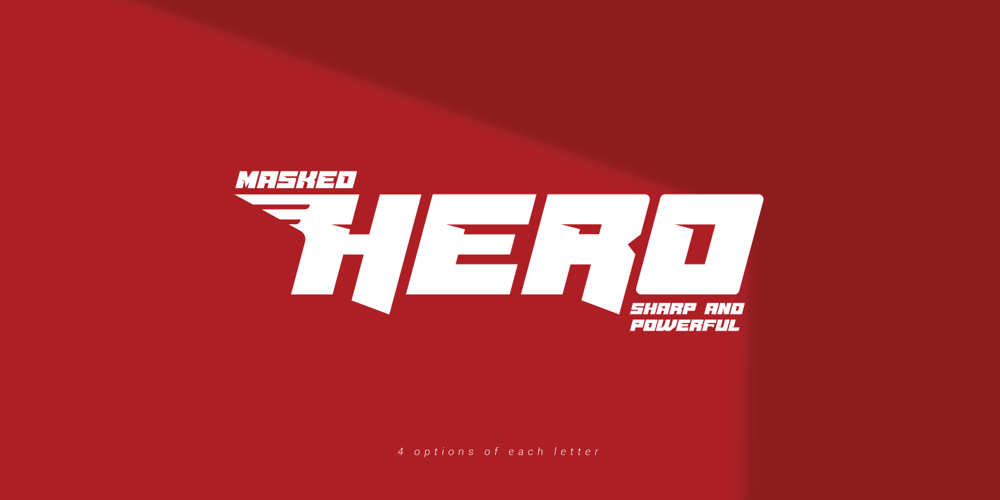 Masked Hero font