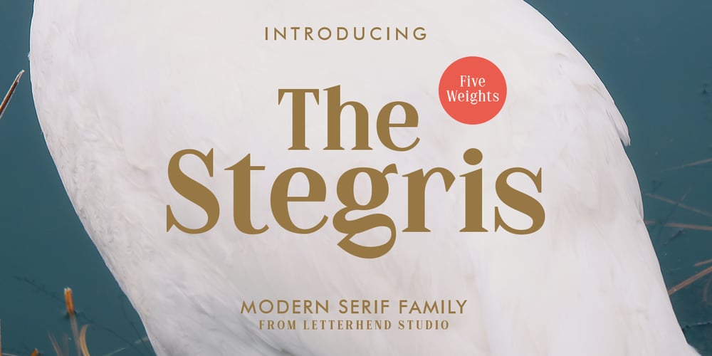 The Stegris font