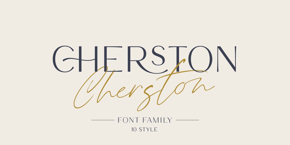 Cherston font
