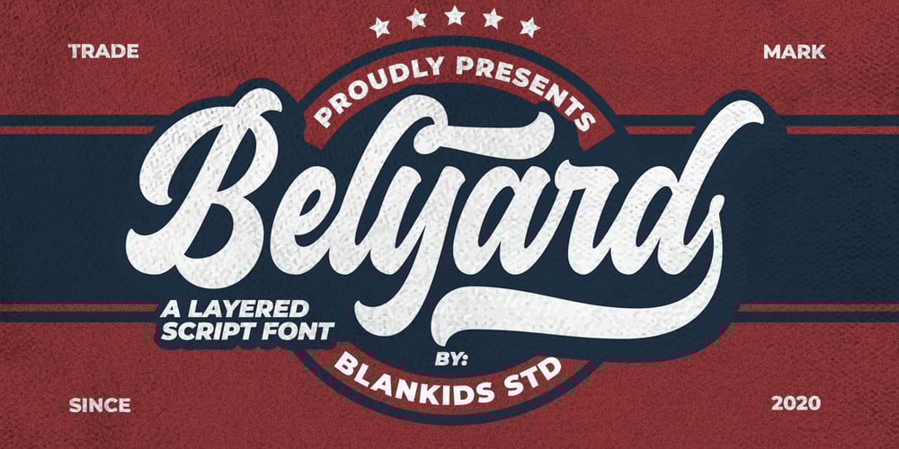 Belyard font