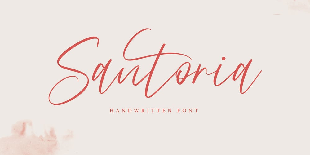 Santoria font