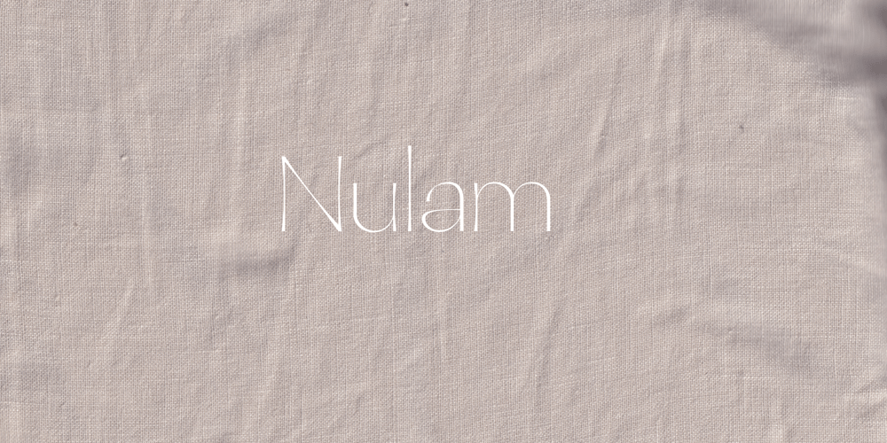 Nulam font
