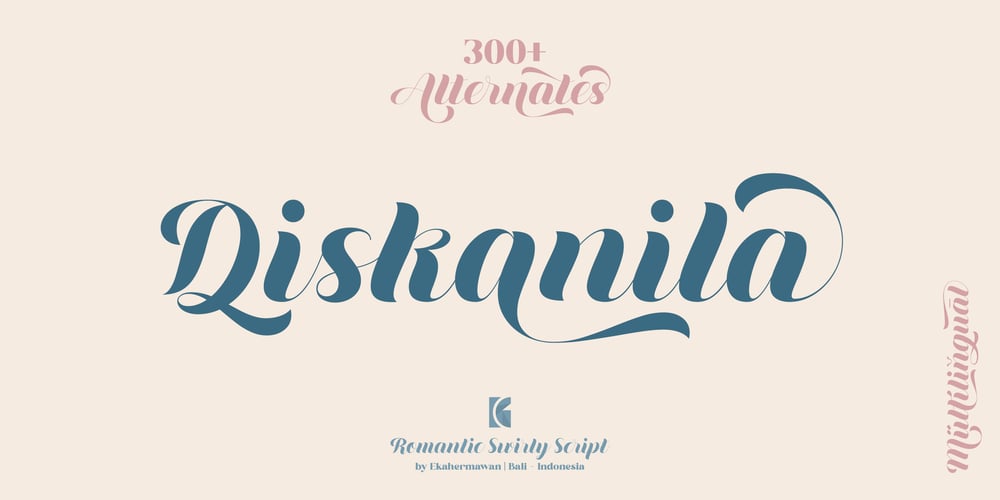 Diskanila font