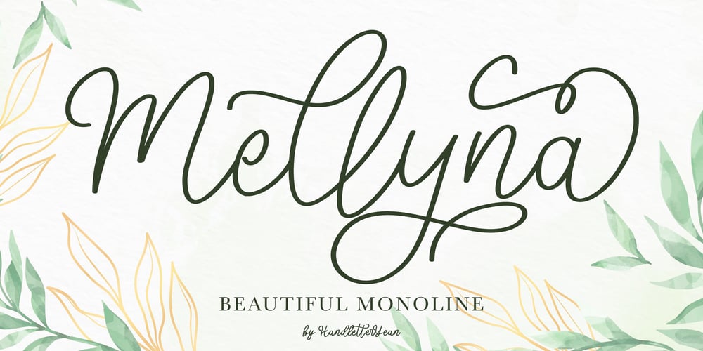 Mellyna font
