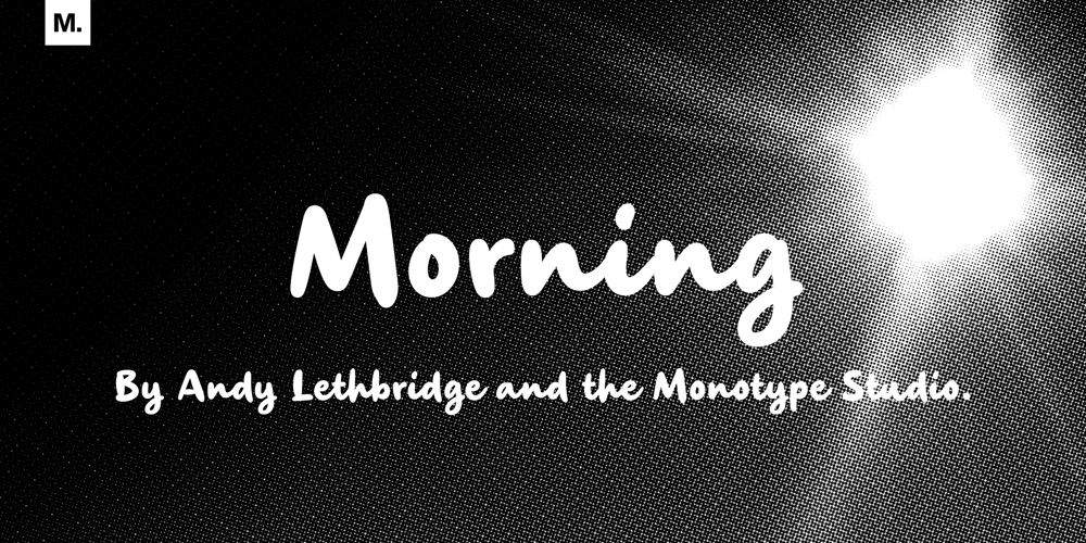 Morning font