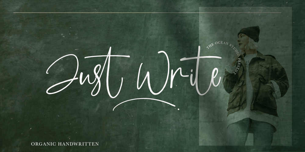 Just Write font