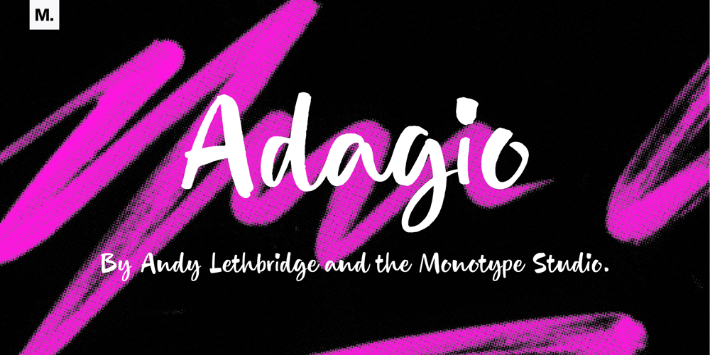 Adagio font