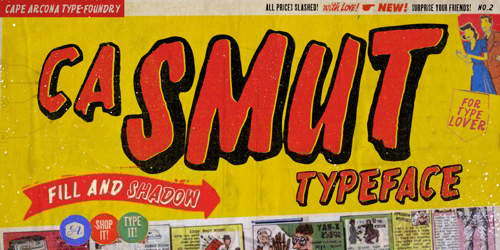 CA Smut font