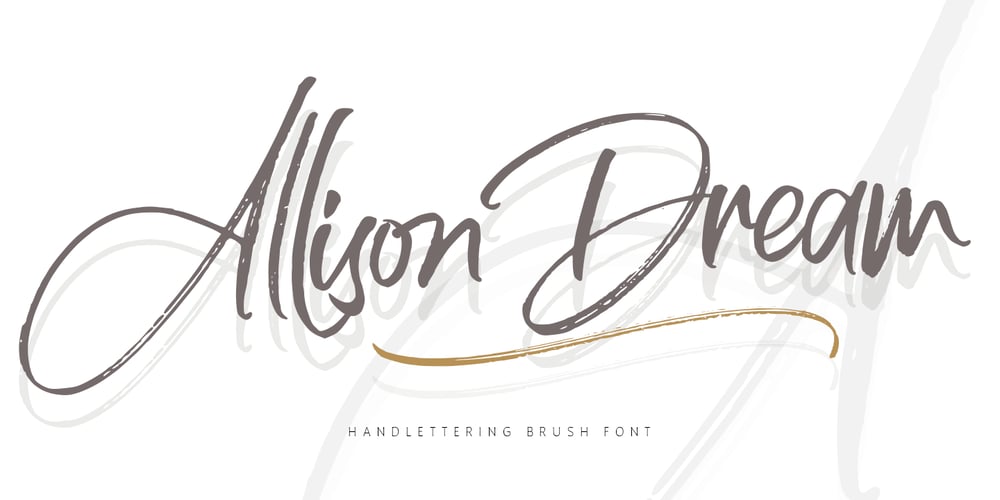 Allison Dream font