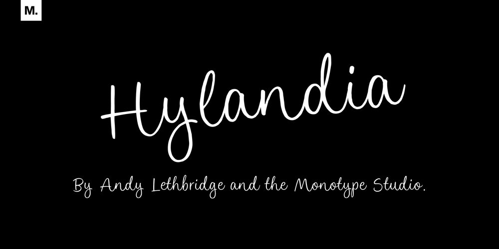 Hylandia font