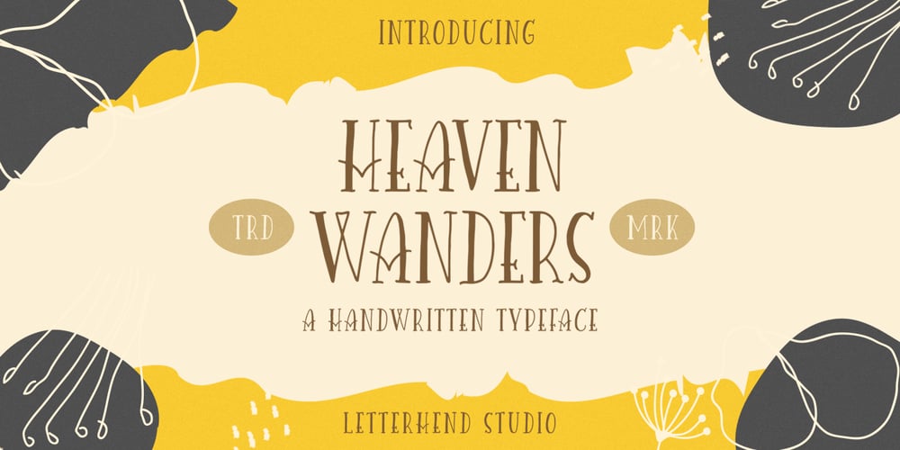 Heaven Wanders font
