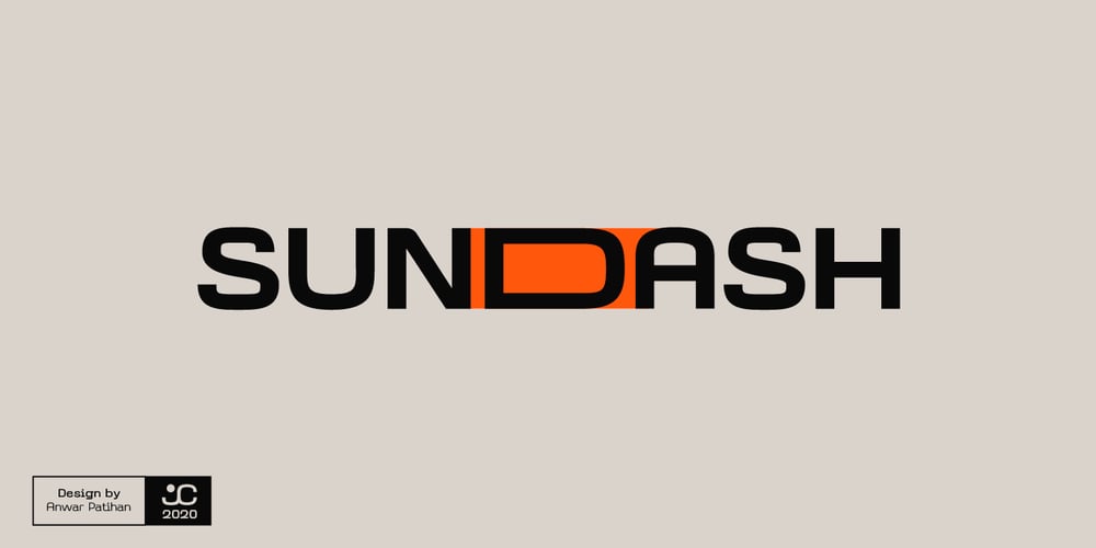 Sundash font