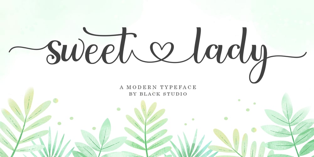 Sweet Lady font