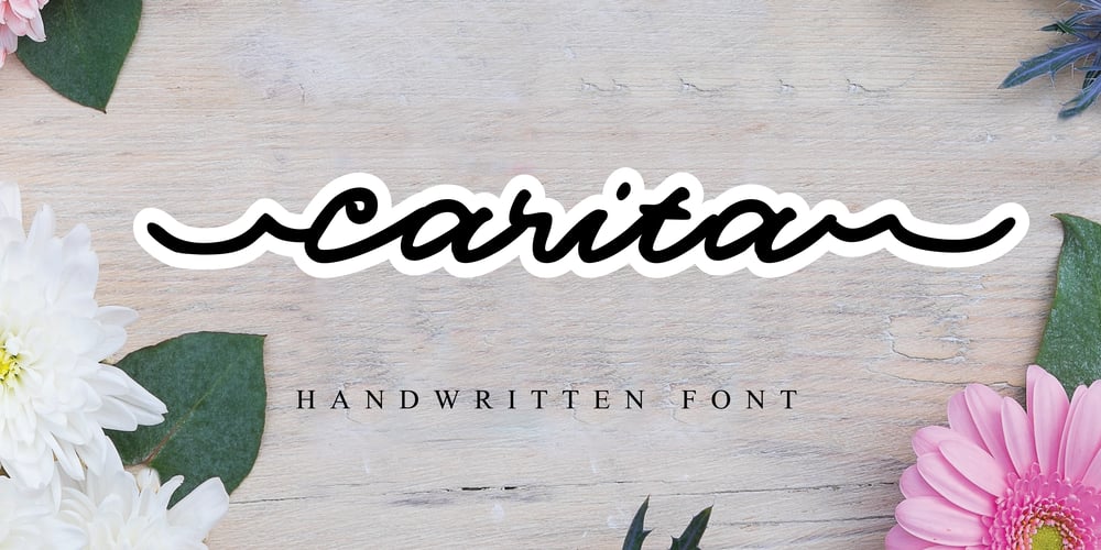 Carita font