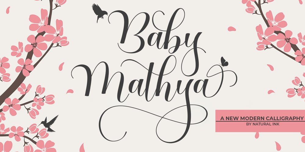 Baby Mathya font