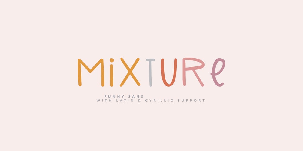 Mixture font
