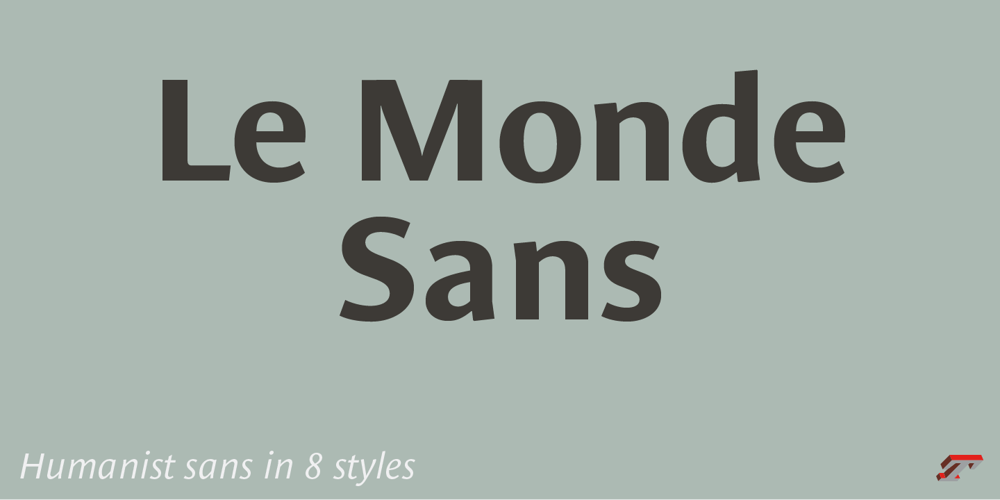 Le Monde Sans Std font