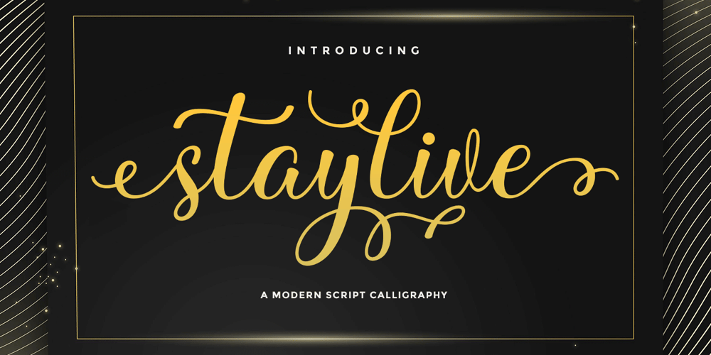 Staylive font