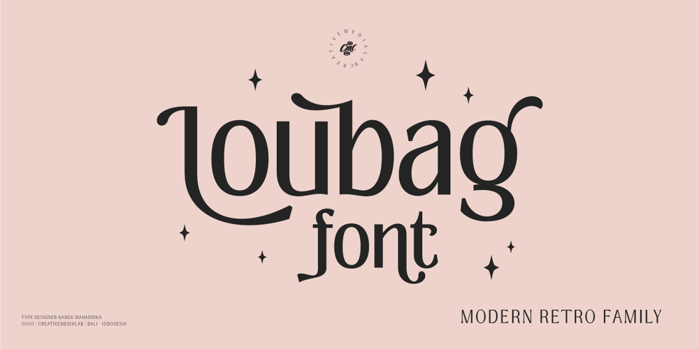 Loubag font