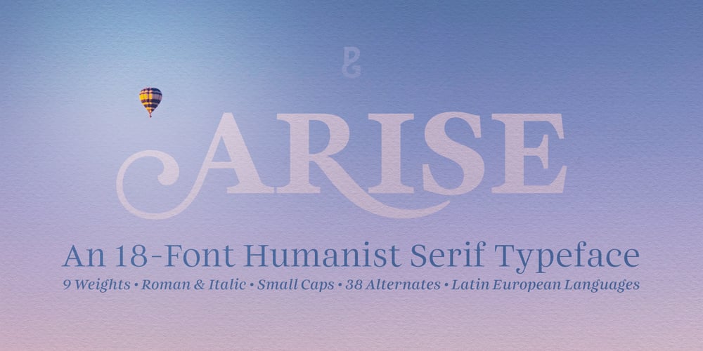 Arise font