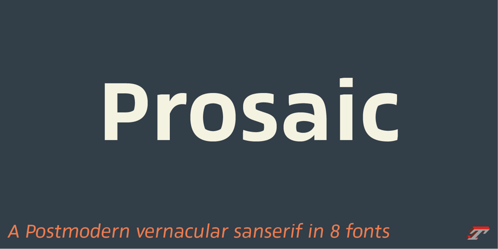 Prosaic Std font