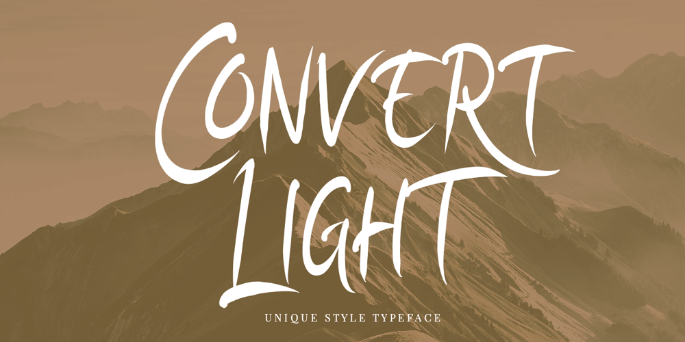 Convert Light font