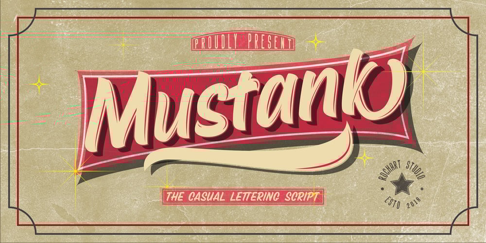 Mustank font