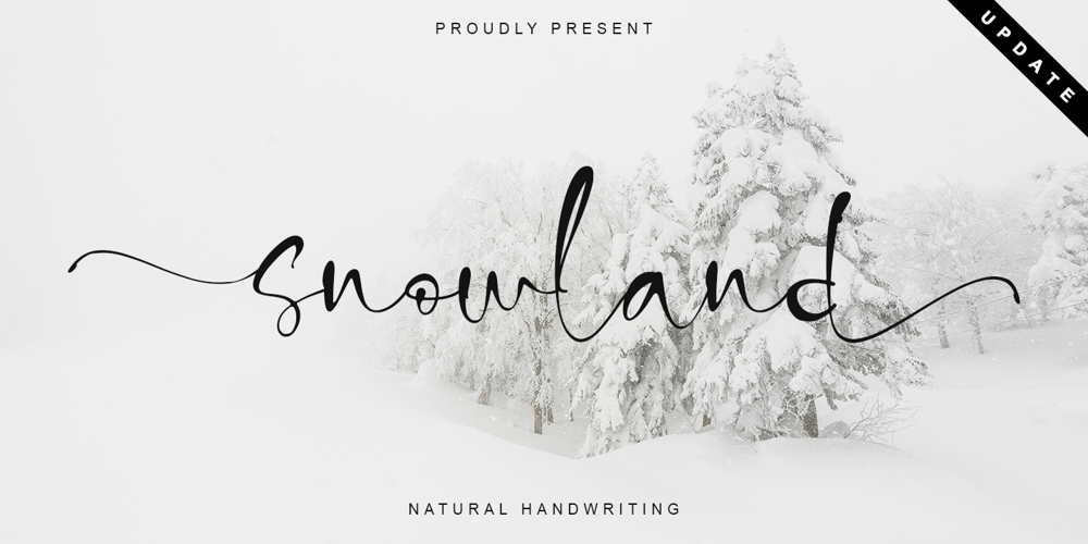 Snowland font