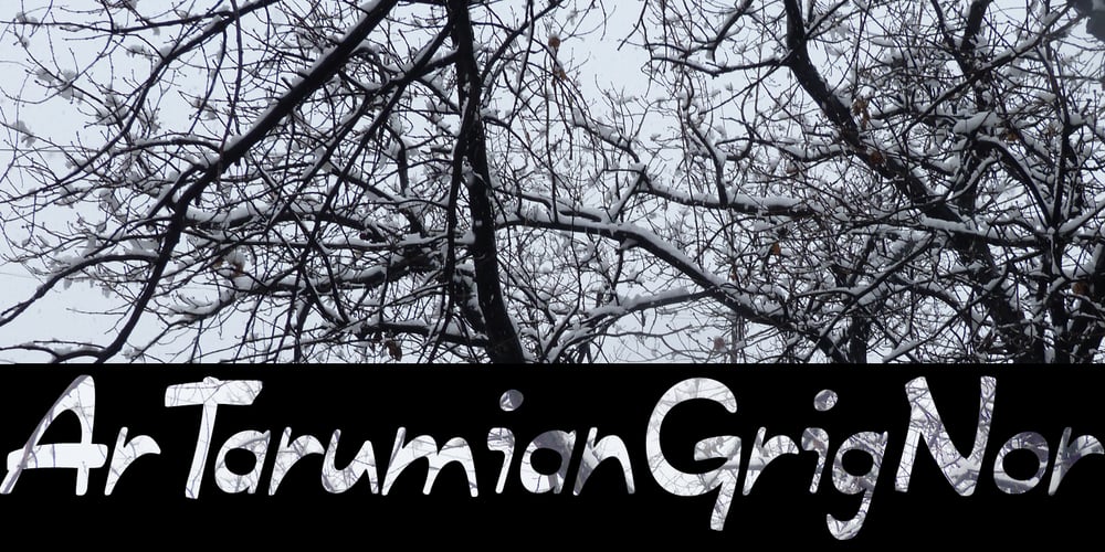 ArTarumianGrigNor font