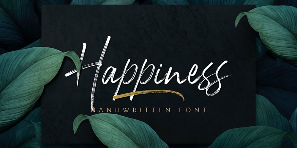 Happiness font