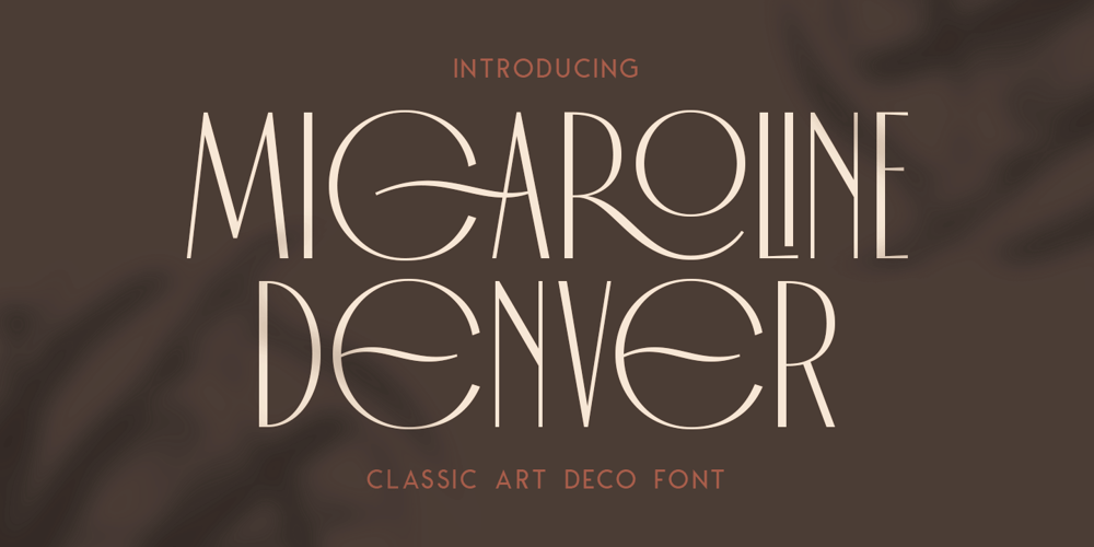 Micaroline font