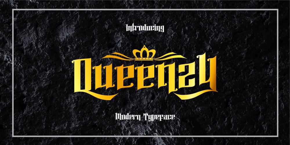 Queenzy font
