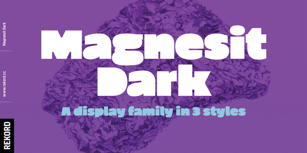 Magnesit Dark font