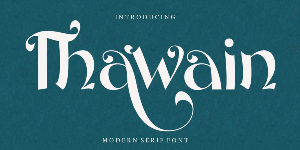 Thawain Serif font