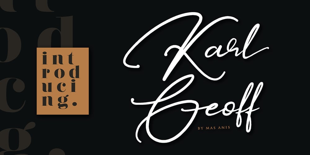 Karl Geoff font