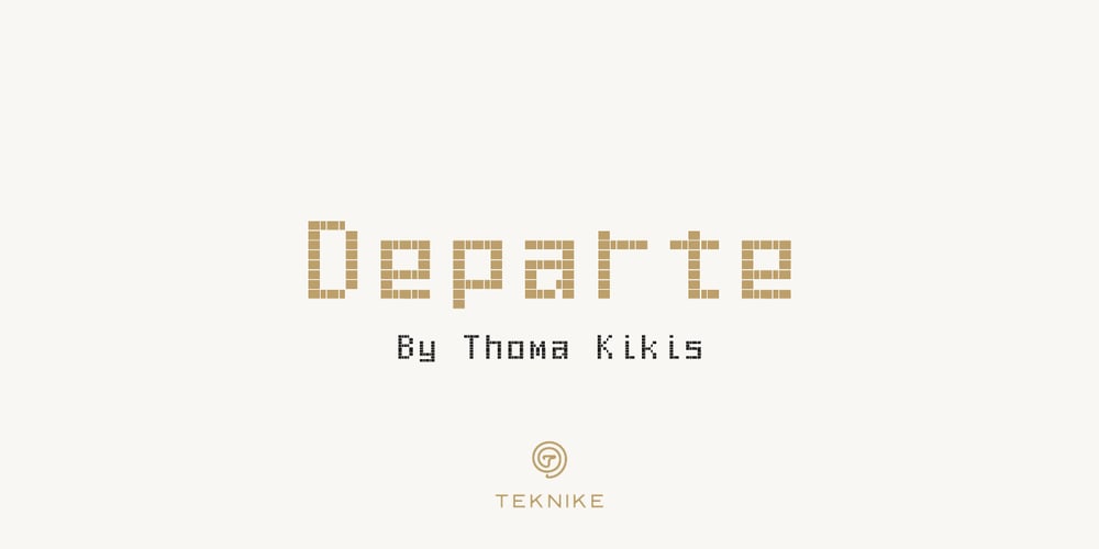 Departe font