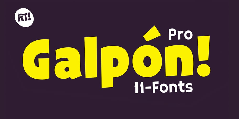 Galpon Pro font