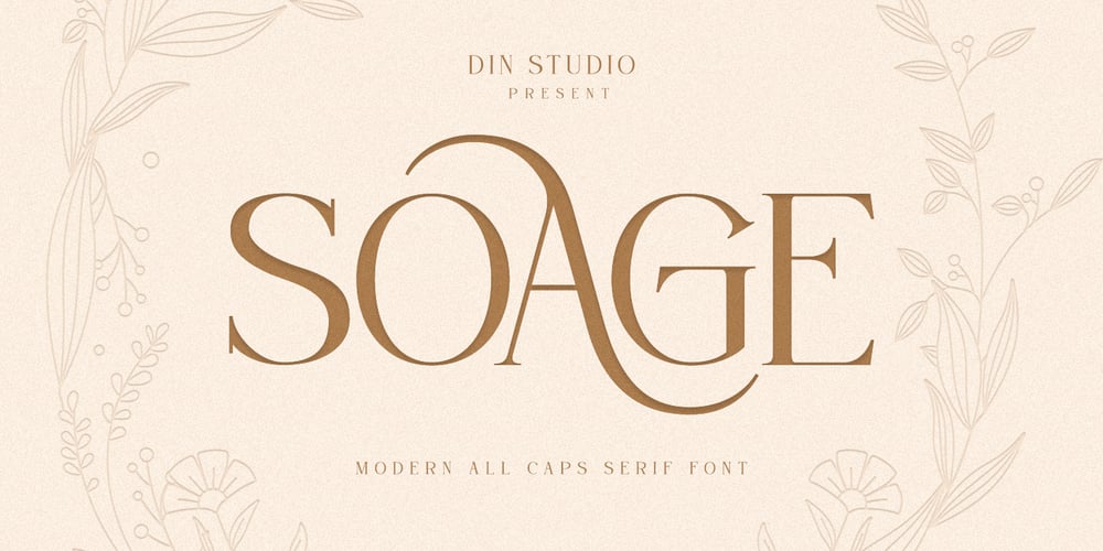 Soage font