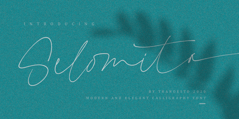 Selomita font