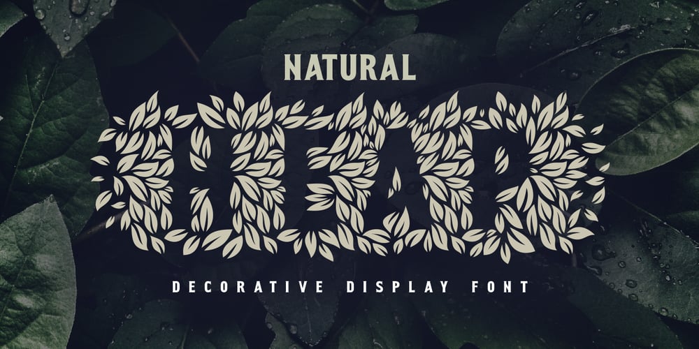 Natural Heap font