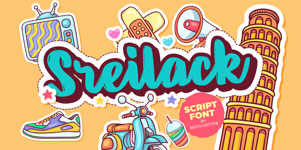 Sreilack font