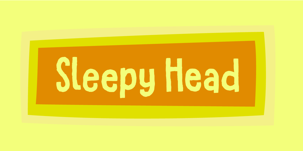 Sleepy Head font