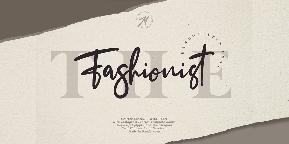 The Fashionist font